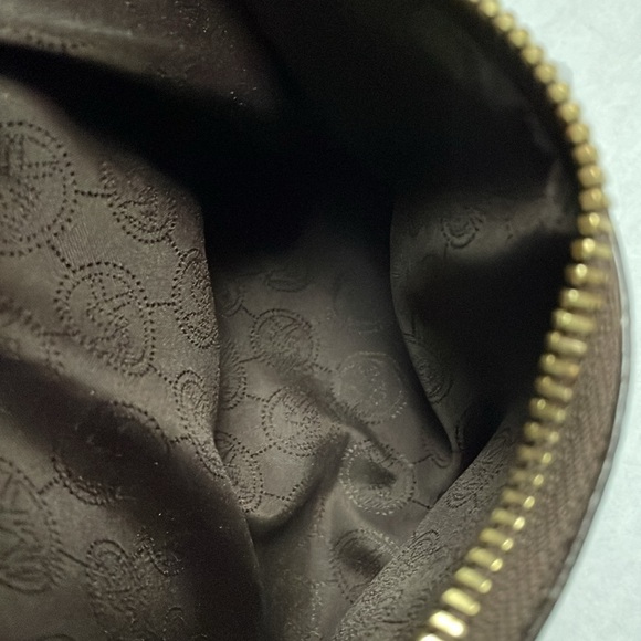 Vintage Michael Kors Handbag, Brown Leather with Dyed Calf Hair in Leopard, Med - Picture 7 of 16